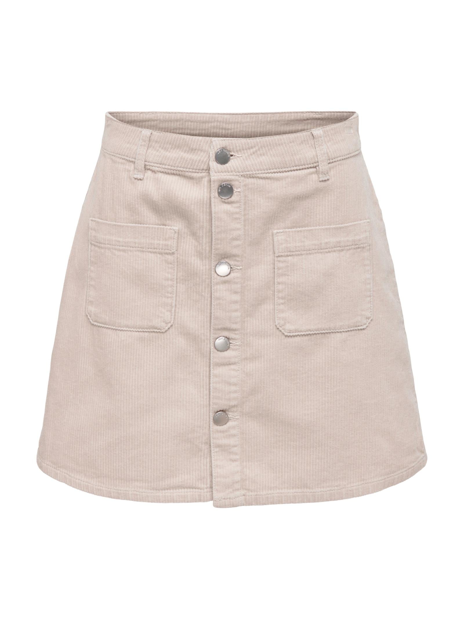 Gonna Jacqueline De Yong Shiraz Beige con bottoni 15220695 /Moonbeam JDY 