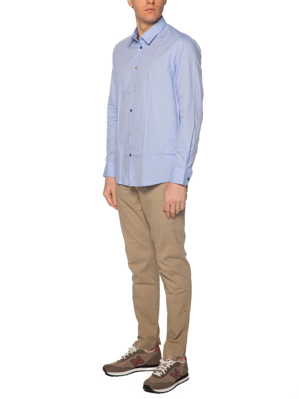 Camicia Seinse Celeste microfantasia CE1090 CELESTE SEINSE 