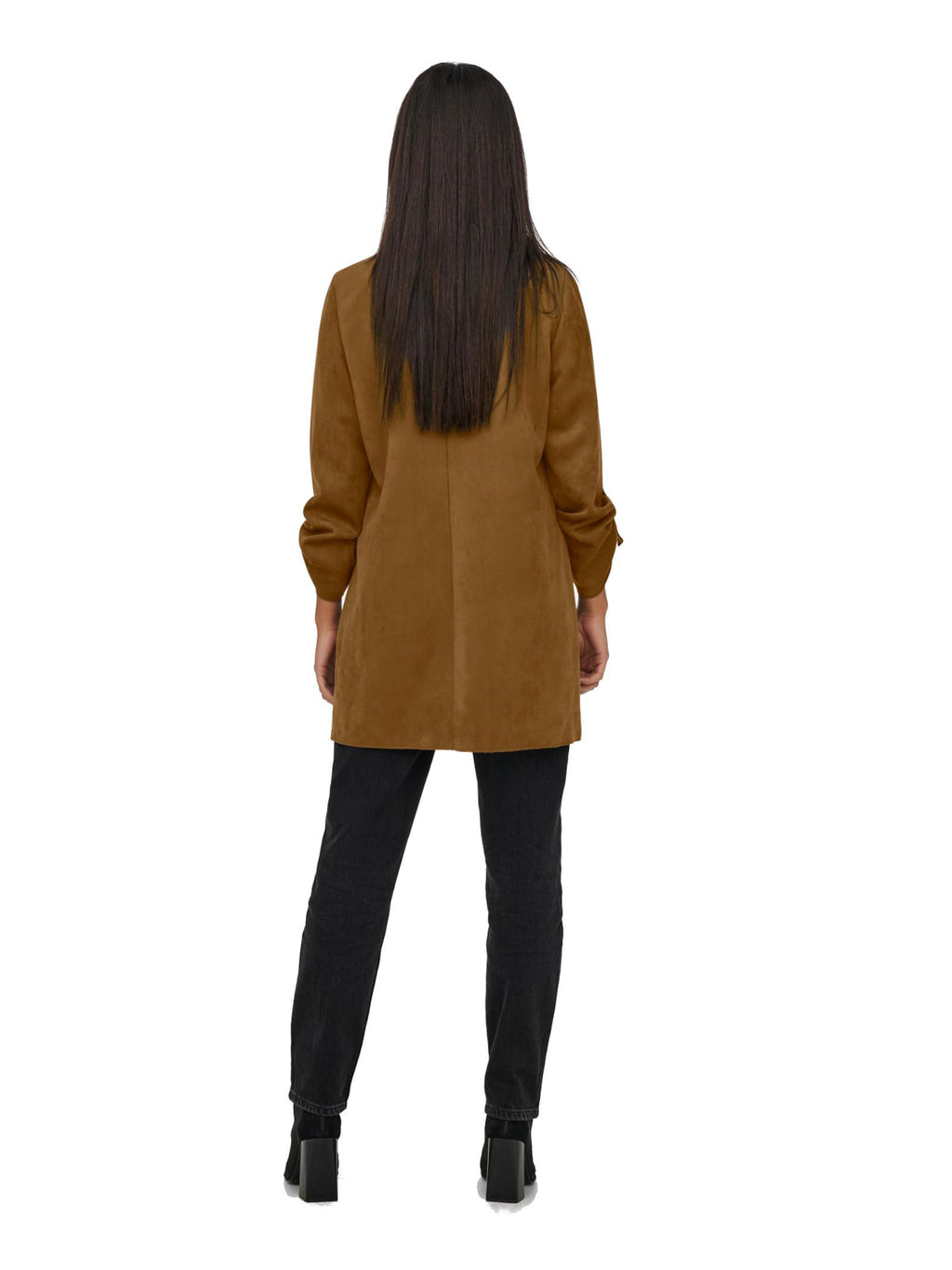 Giubbotto Only Joline Cognac Scamosciato 15179864 /Cognac ONLY 