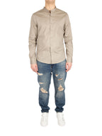 Camicia Gianni Lupo Beige coreana GL071DA BEIGE GIANNI LUPO 