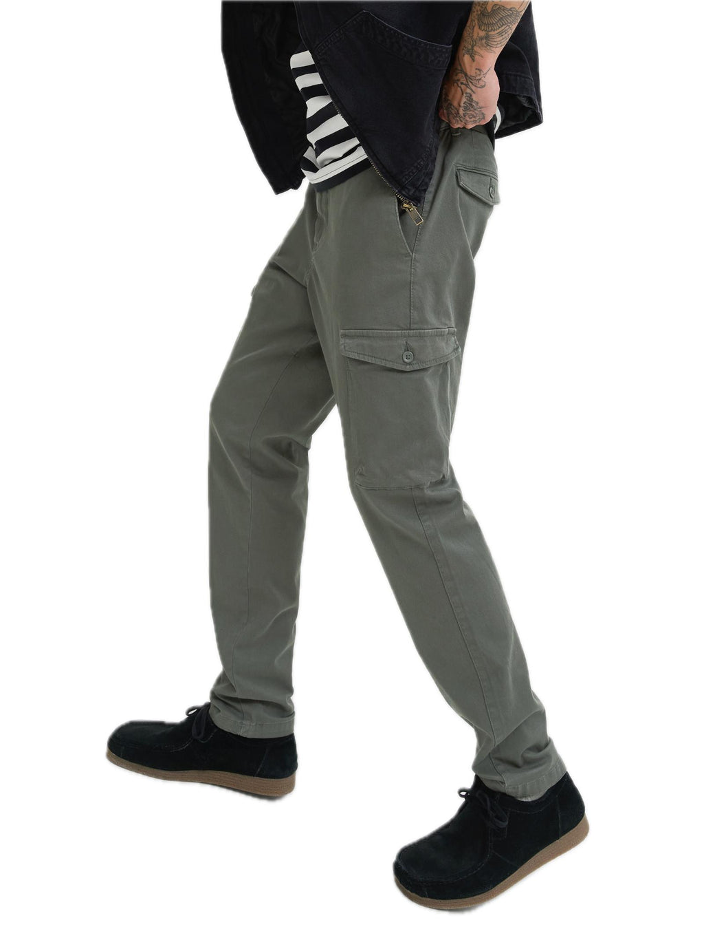 Cargo Jack & Jones Stace Verde con tasconi 12282388 /Beluga JACK & JONES 