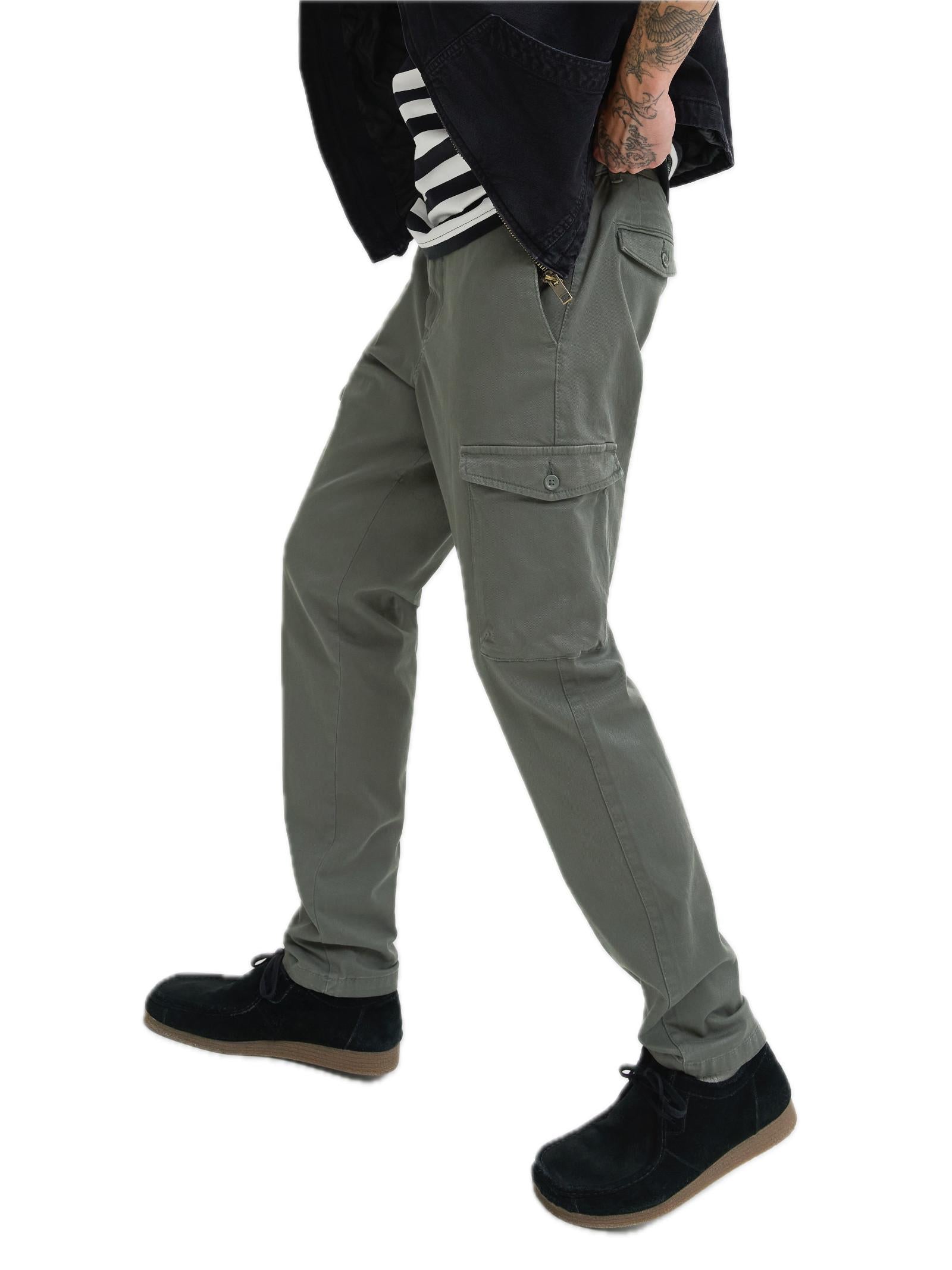 Cargo Jack & Jones Stace Verde con tasconi 12282388 /Beluga JACK & JONES 