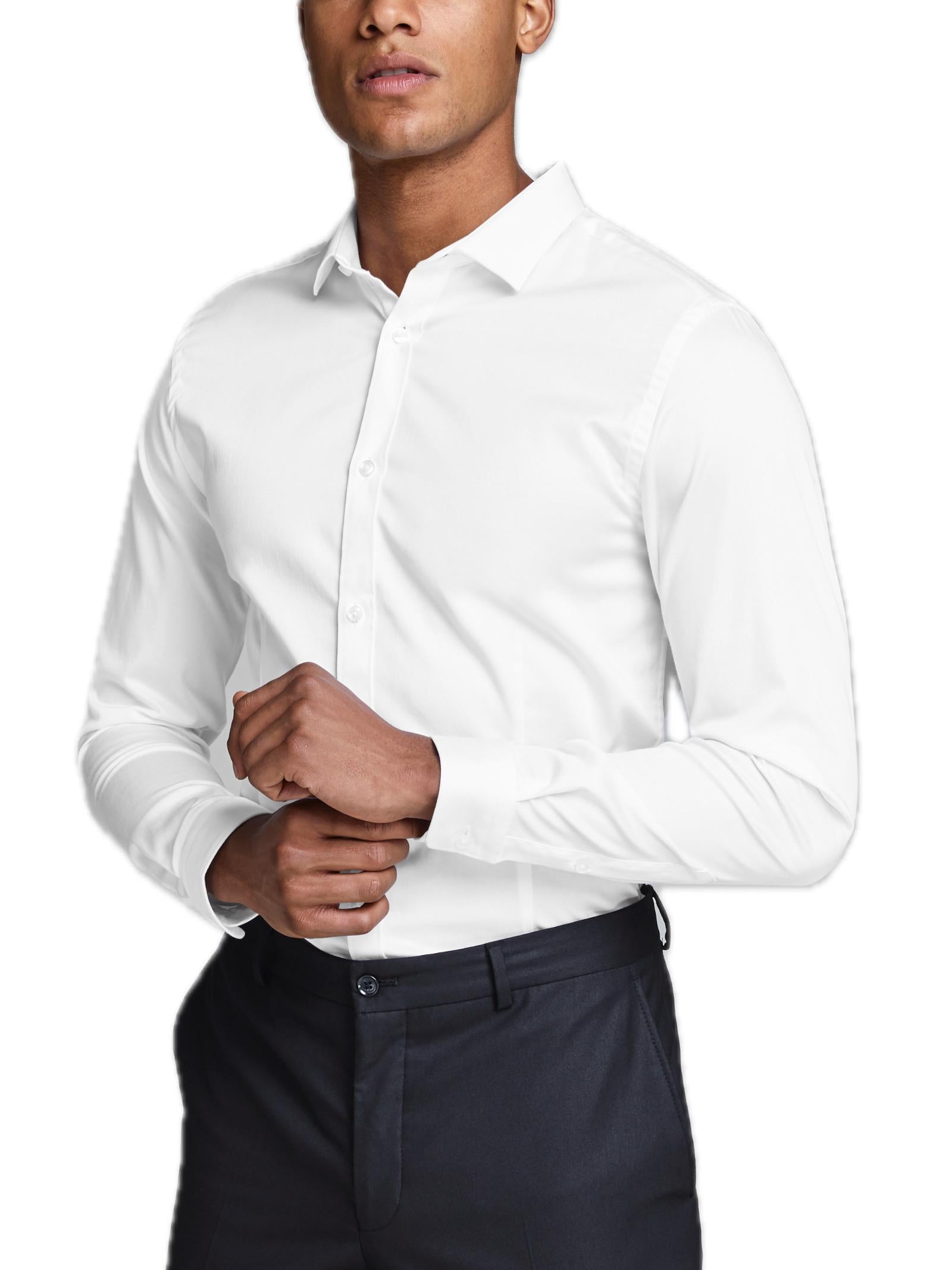 Camicia Jack & Jones Bianca Parma manica lunga 12097662 /White JACK & JONES 