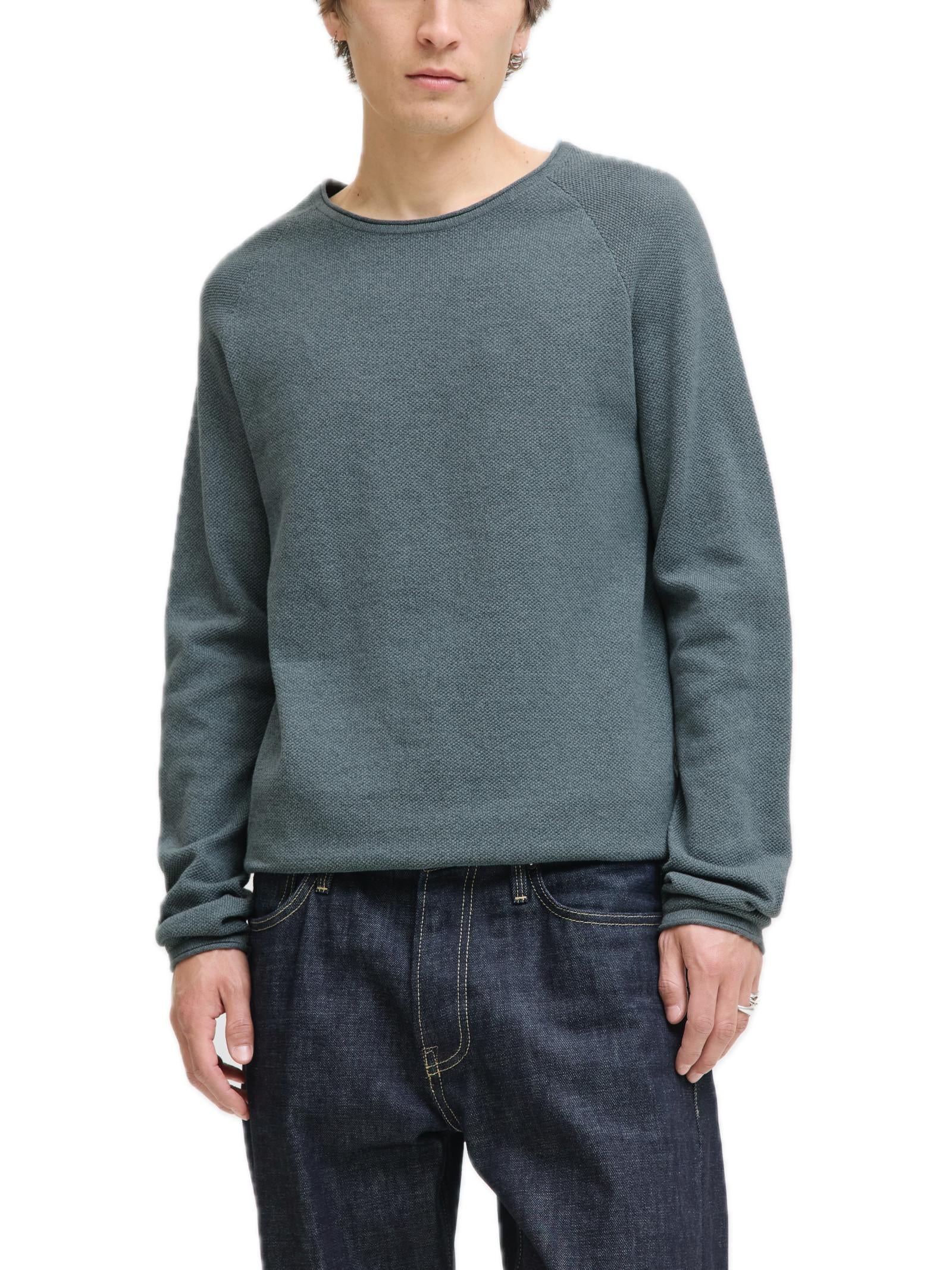 Maglia Jack & Jones Hill Petrolio girocollo 12157321 /Stormy Weather JACK & JONES 