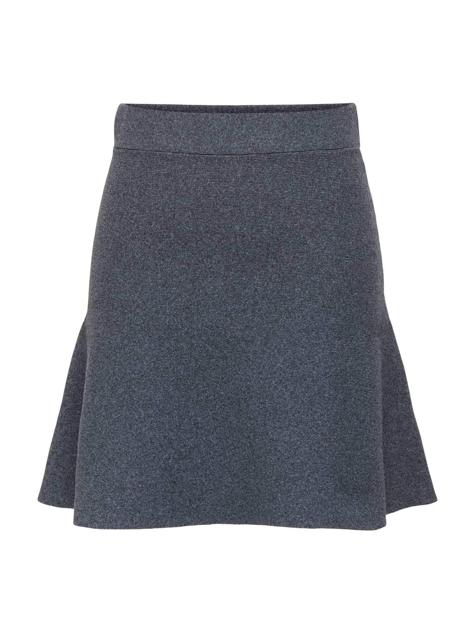 Gonna pantaloncino Only Ama Grigio in maglia 15350442 /Medium Grey Melange ONLY 