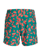 Costume Jack & Jones Maui Verde rosso fantasia 12291426 /Colonial Blue JACK & JONES 