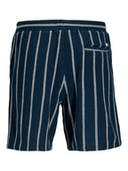 Bermuda Jack & Jones Jaiden Blu a righe 12274413 /Sky Captain JACK & JONES 