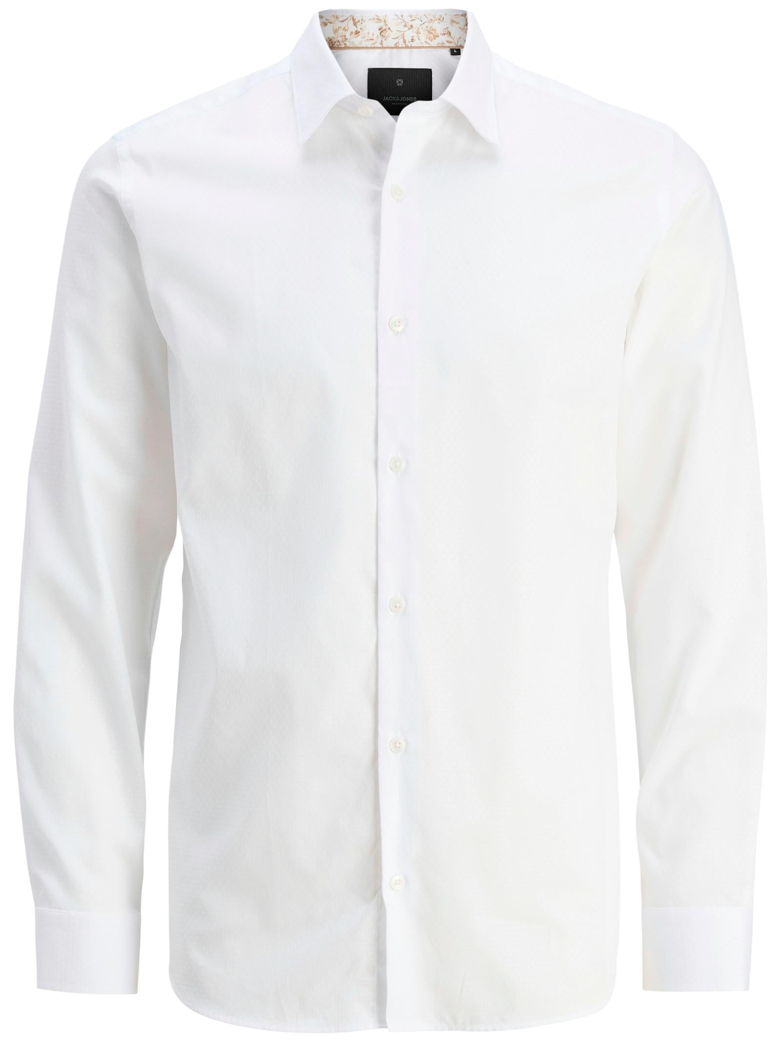 Camicia Jack & Jones Bianco Comfort Fit 12273877 /White JACK & JONES 