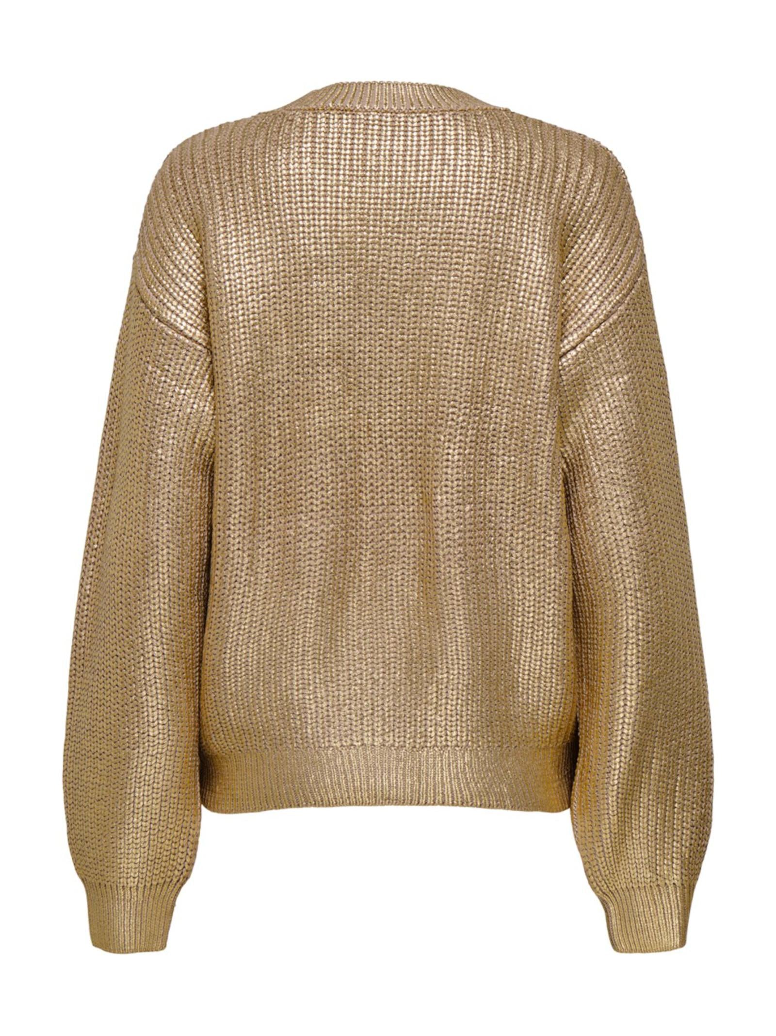 Maglia Only Kama Oro tessuto lucido 15352105 /Humus ONLY 