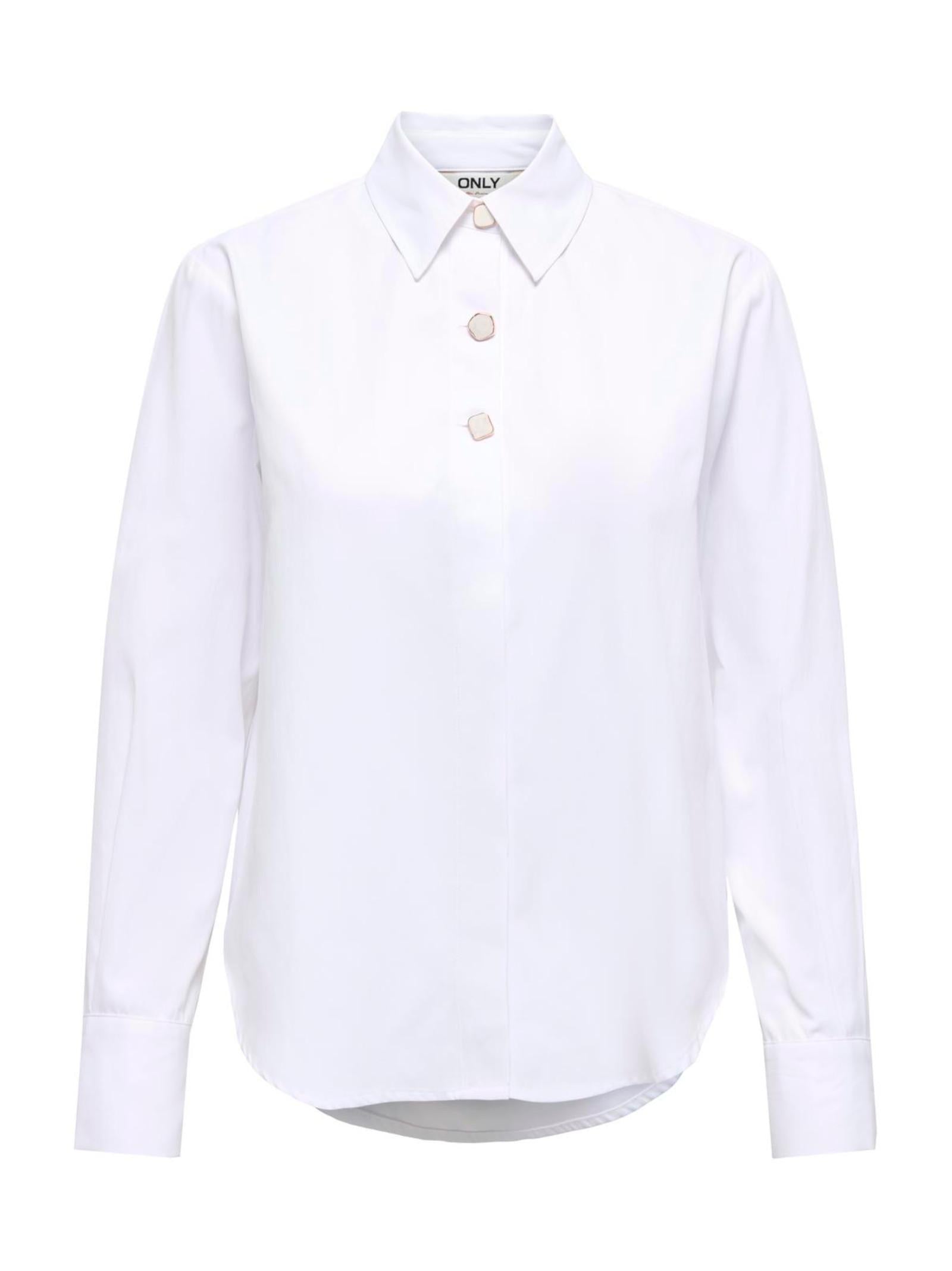 Camicia Only Lyra Bianco con bottoni 15369914 /Cloud Dancer ONLY 