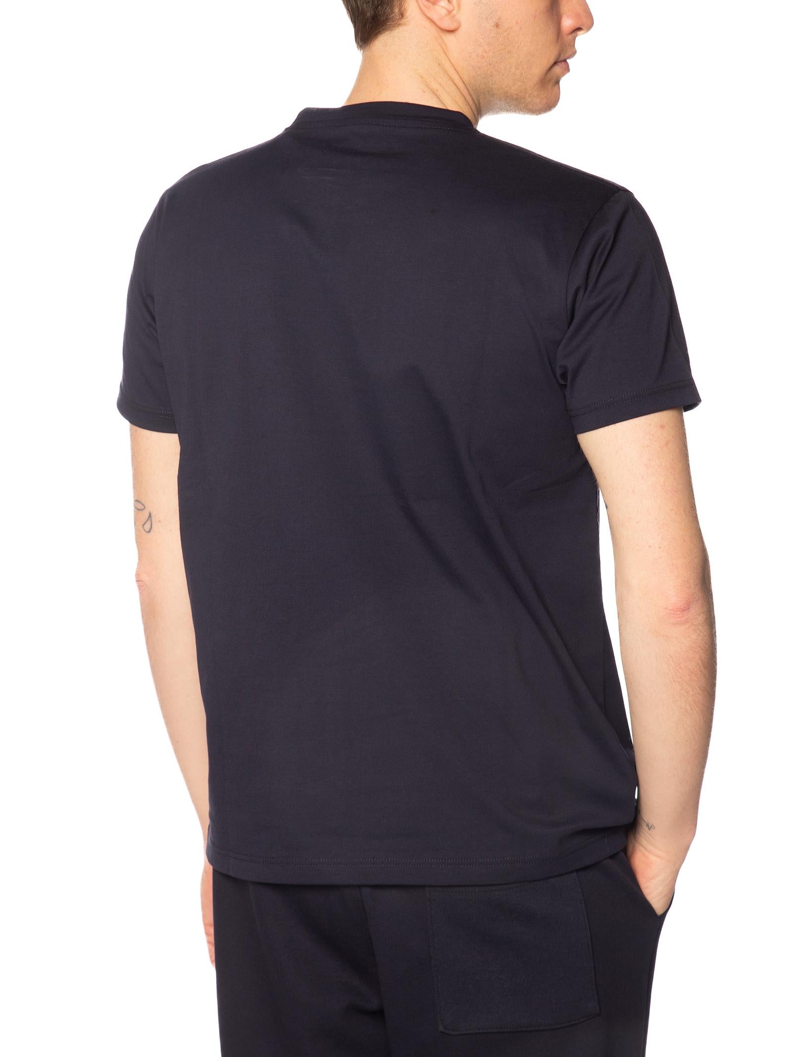 T-shirt Superculture Blu stampa vespa A1801 BLU SUPERCULTURE 