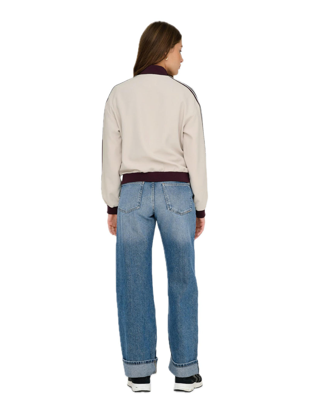 Felpa Only Mellie Crema collo alto 15351239 /Pumice Stone ONLY 