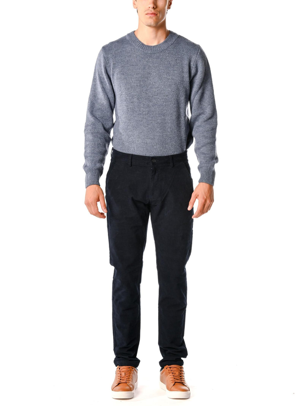 Chino Gianni Lupo William Blu slim fit operato GN21659 BLU GIANNI LUPO 