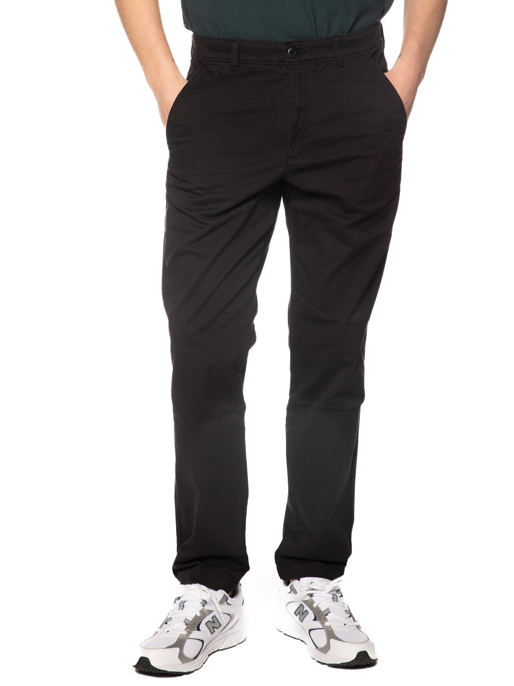 Chino Calvin Klein Nero slim LV040EM628 UB1 CALVIN KLEIN 