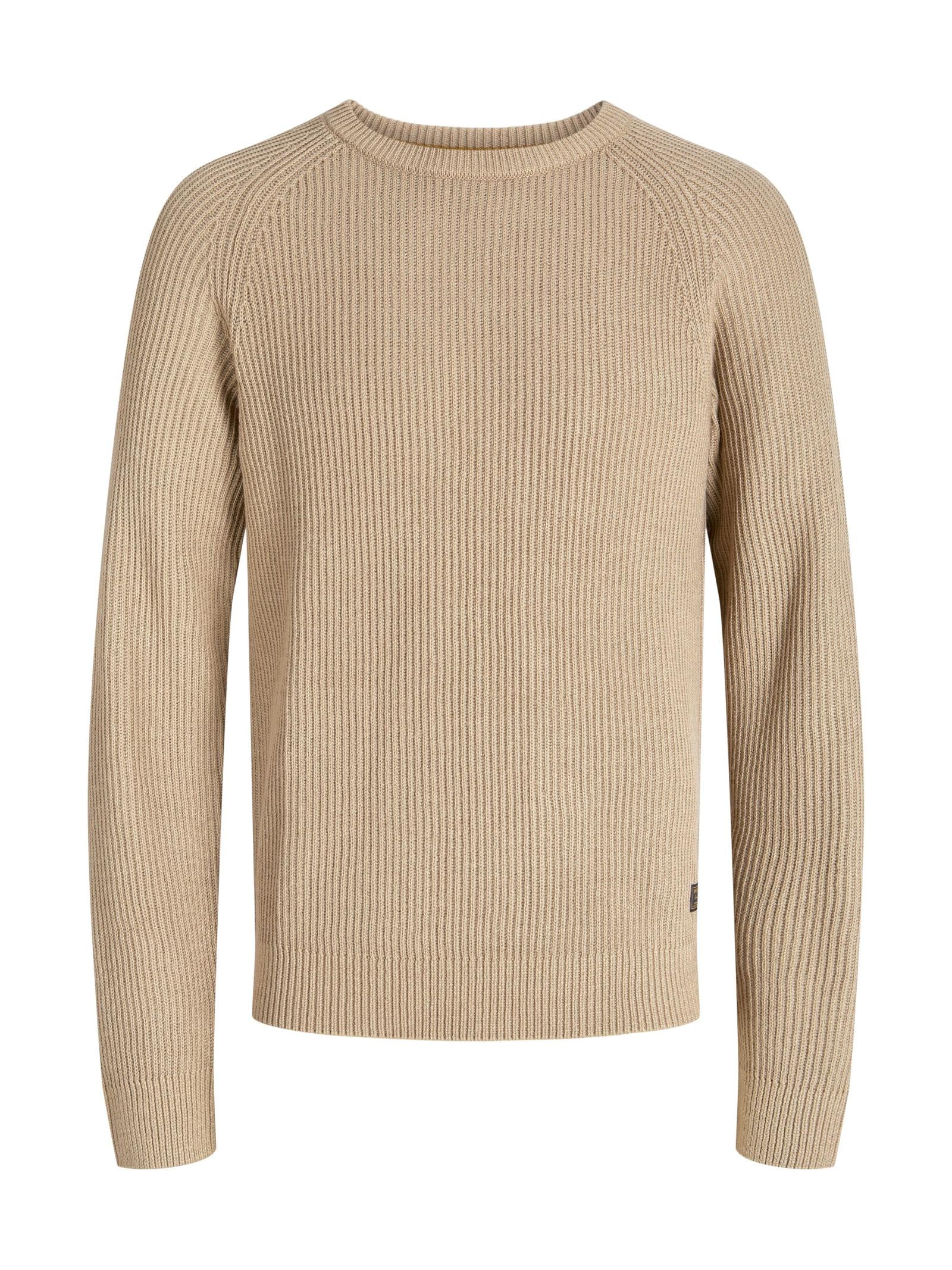 Maglia Jack & Jones Pannel Beige a costine 12278916 /Crockery JACK & JONES 