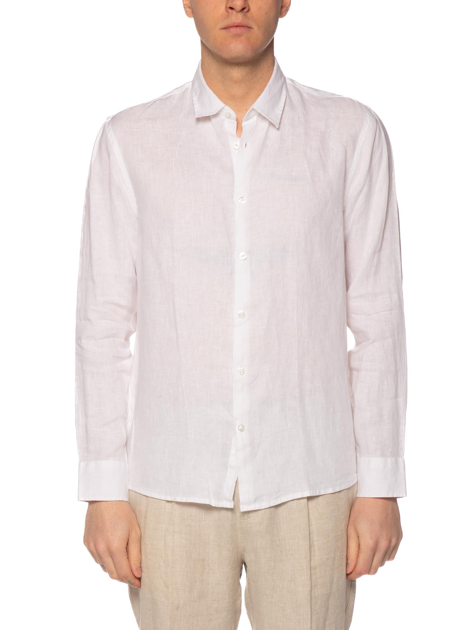 Camicia Seinse Bianco in lino CE1081 BIANCO SEINSE 