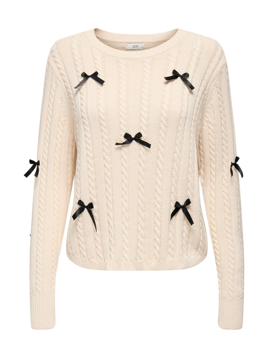 Maglia JDY Bow Crema con fiocchi 15344549 /Birch JDY 