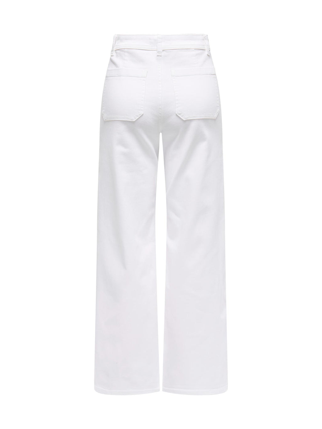 Pantalone Jacqueline De Yong Bianco Iris a zampa 15341269 /White JDY 