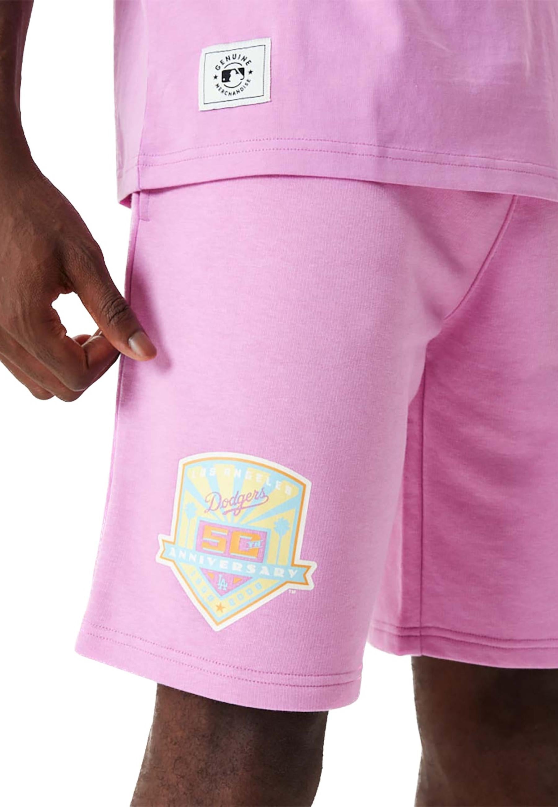 Bermuda New Era Rosa in felpa