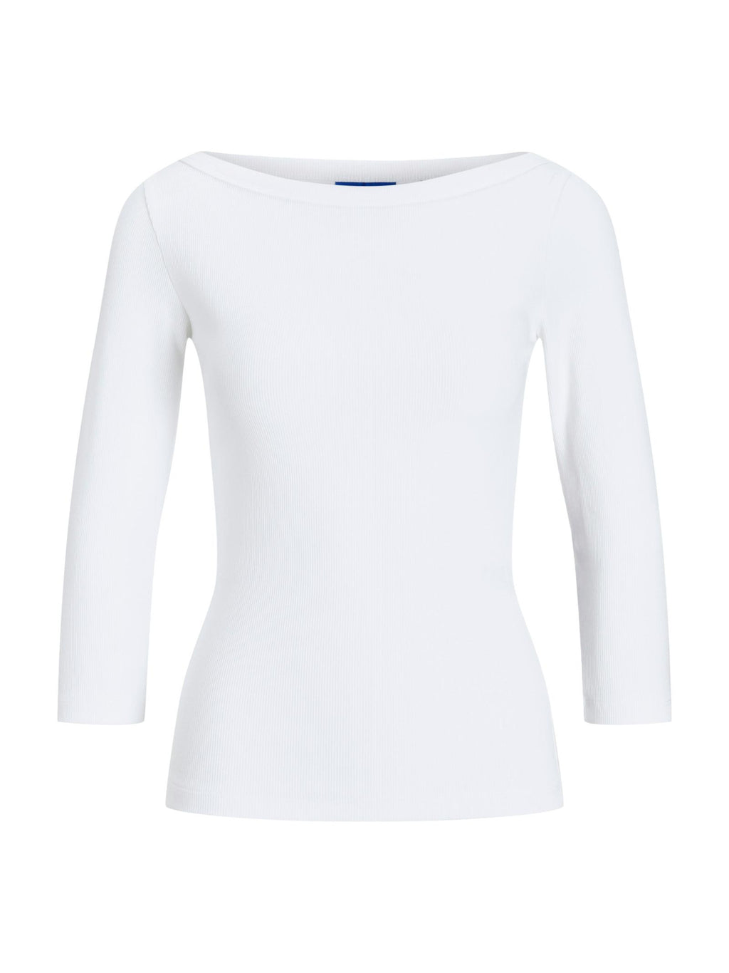 T-shirt JJXX Fifi Bianco scollo a barca 12272119 /BRIGHT WHITE JJXX 