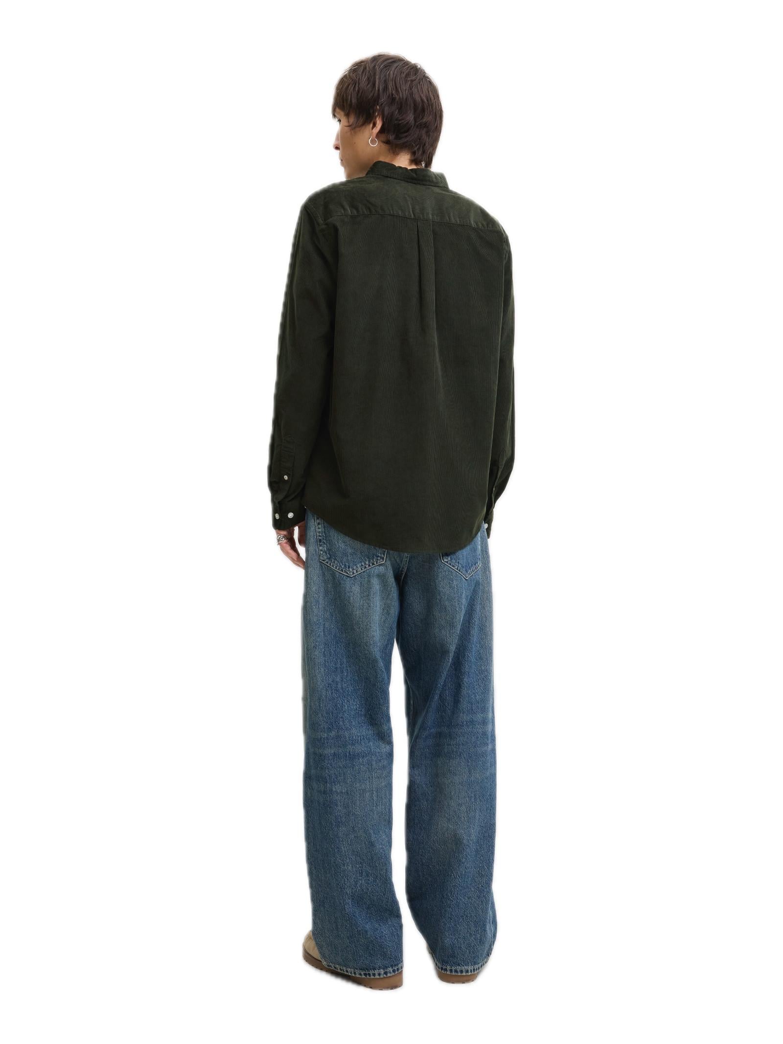 Camicia Jack & Jones Classic Verde a costine 12278967 /Rosin JACK & JONES 