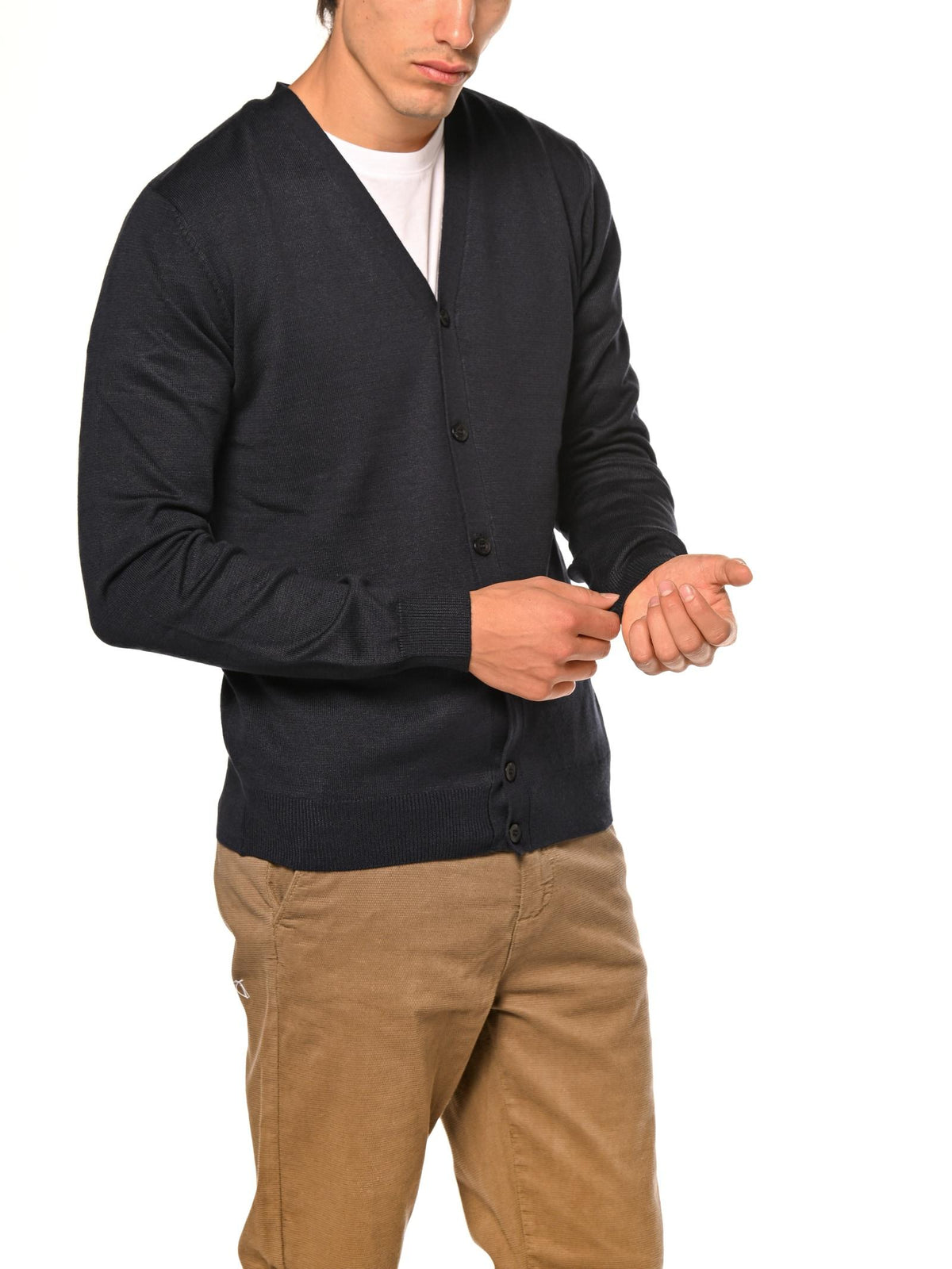 Cardigan Seinse Blu con bottoni MI3061 BLU SEINSE 