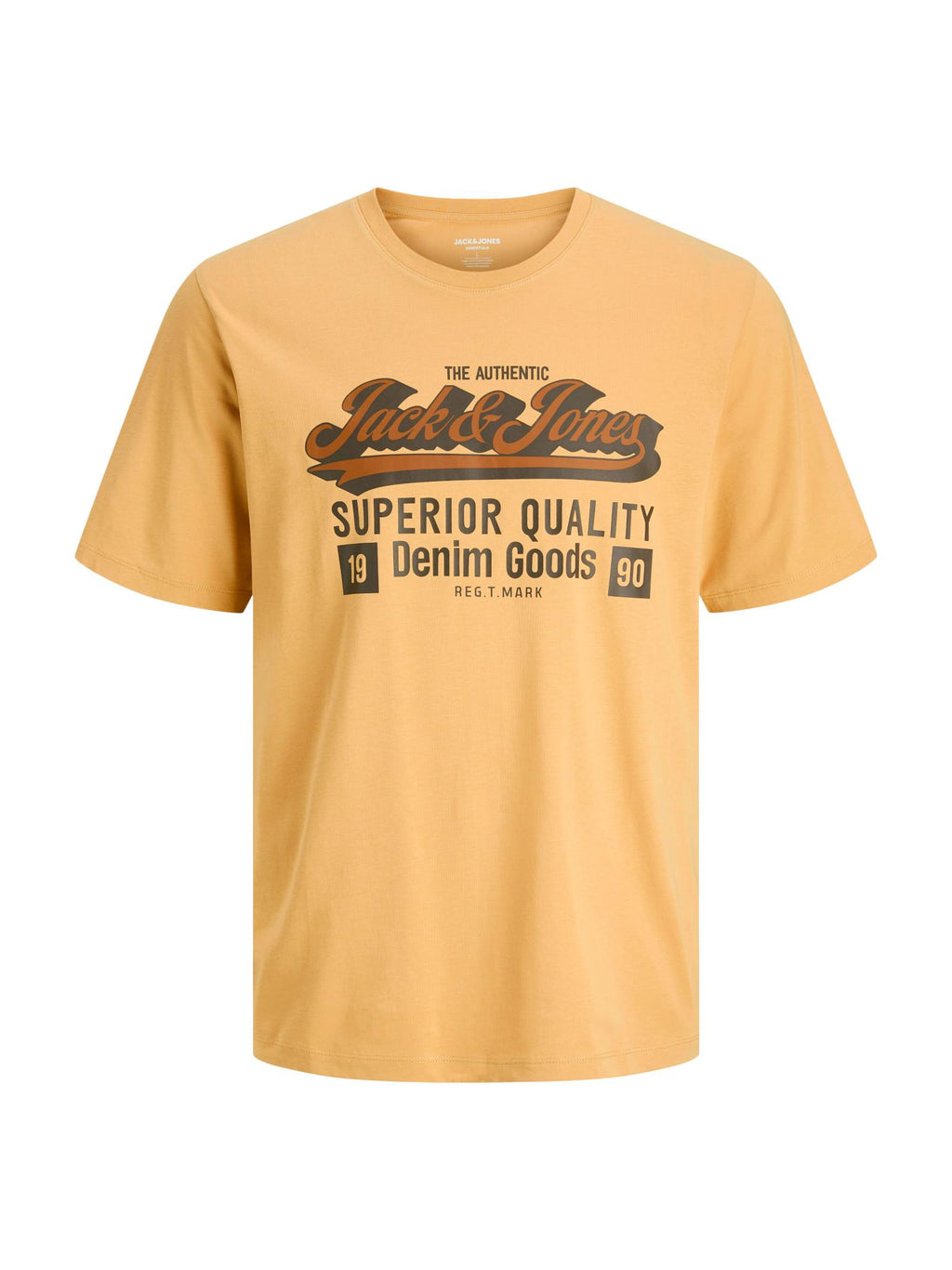 T-shirt Jack & Jones Logo Senape girocollo 12279535 /Curry JACK & JONES 