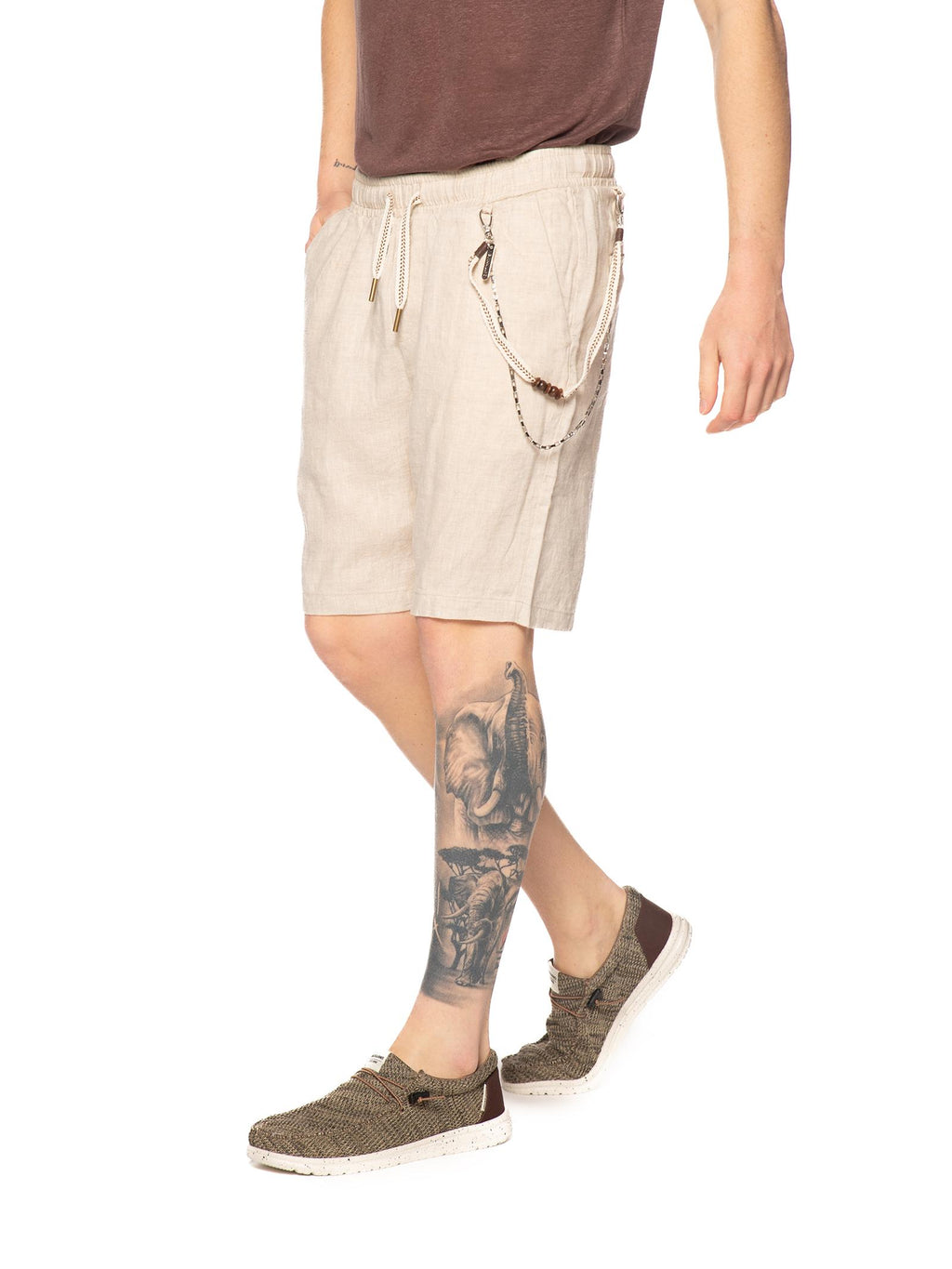 Bermuda Gianni Lupo Beige in lino FJ3269 SAND GIANNI LUPO 