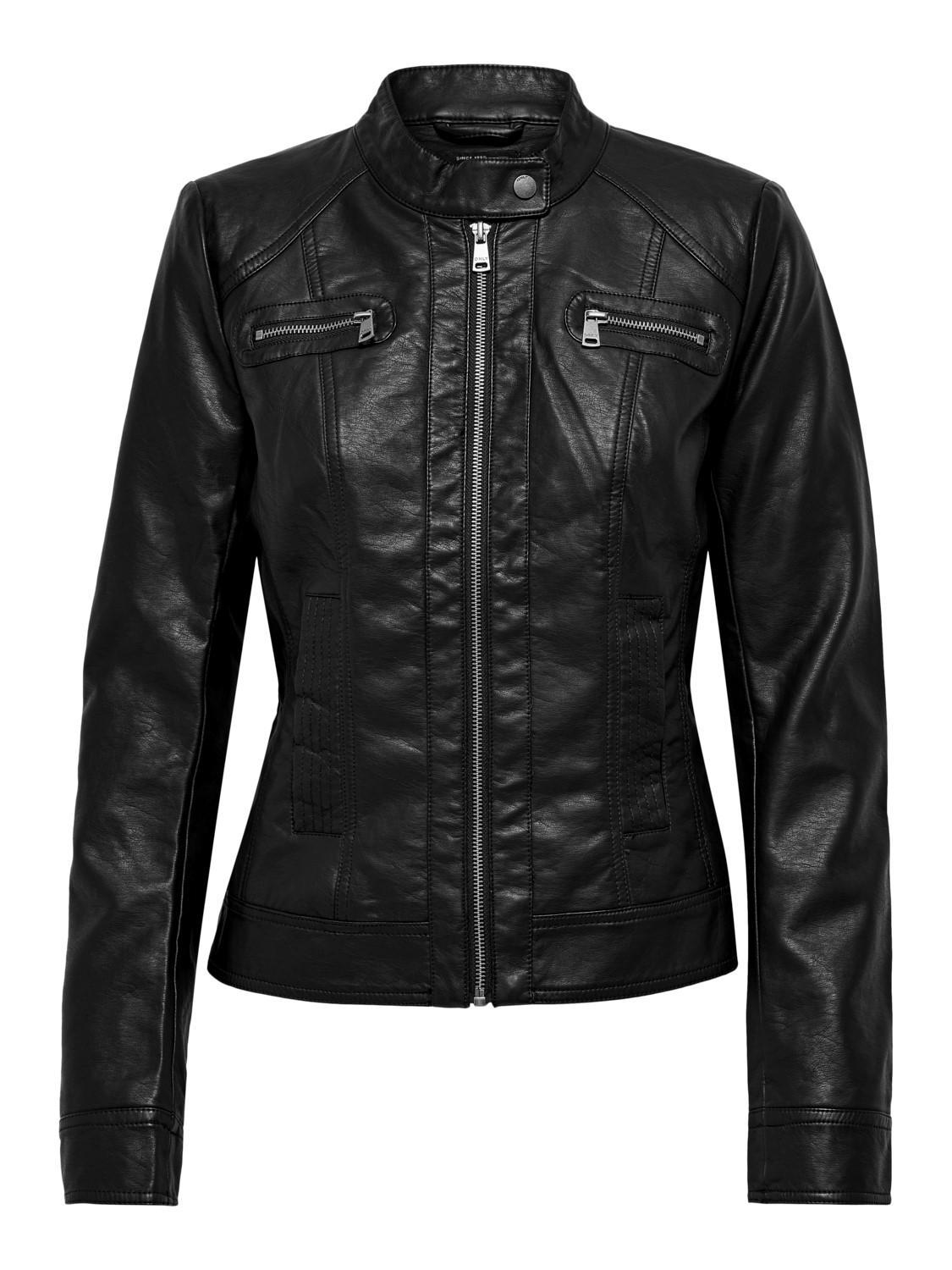 Giubbotto Only Nero Bandit in Ecopelle 15081400 /Black ONLY 