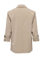 Blazer Only Marsa Beige con manica 3/4 15308084 /Safari ONLY 