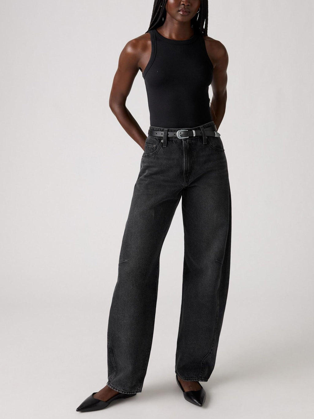 Jeans Levi's® Donna Baggy Nero 0039A0000 Black LEVI'S® 