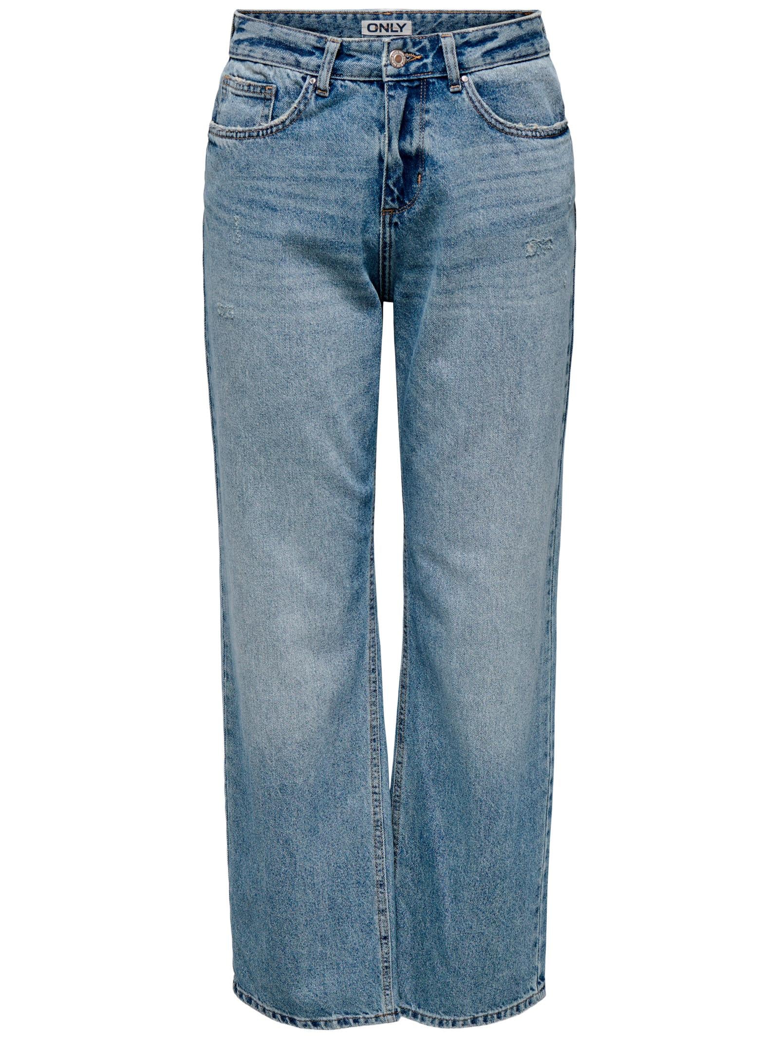 Jeans Only Blue Denim Ella Straight 15337153 /Medium Blue Denim ONLY 