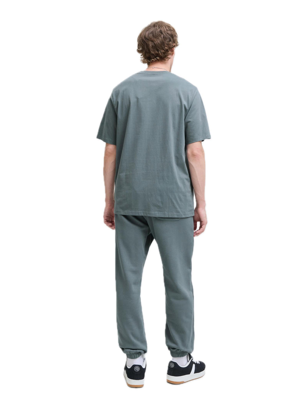 T-shirt Jack & Jones Soho Petrolio con mino logo gommato 12278787 /Stormy Weather JACK & JONES 