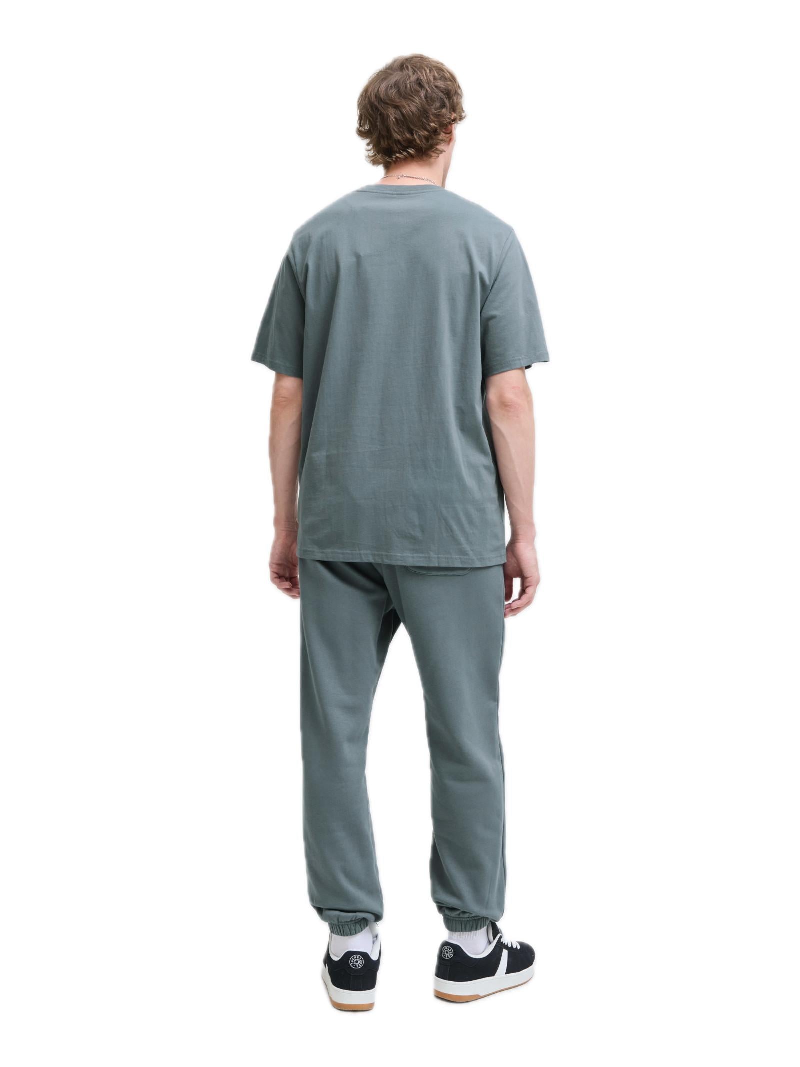 T-shirt Jack & Jones Soho Petrolio con mino logo gommato 12278787 /Stormy Weather JACK & JONES 