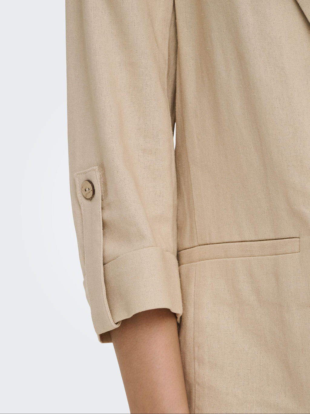 Blazer Only Beige Goa misto lino 15363727 /Oxford Tan ONLY 