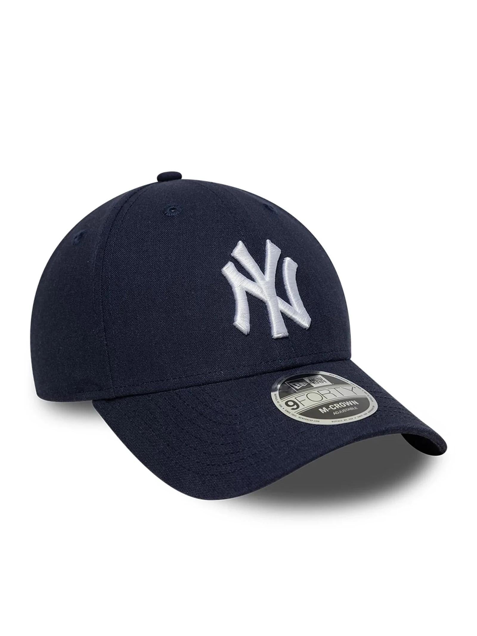 Berretto New Era Blu 9FORTY misto lino 60856291 NVY NEW ERA 
