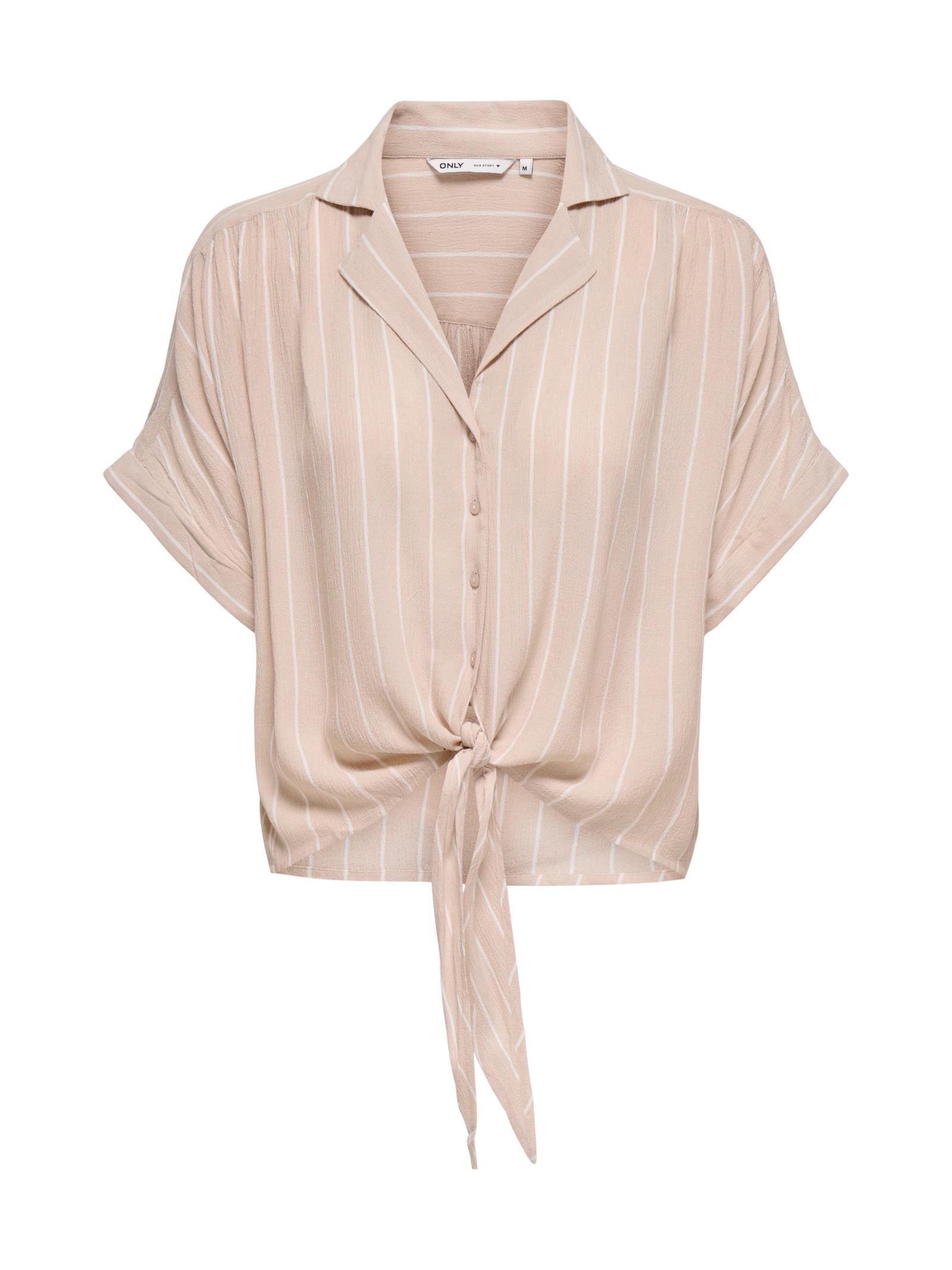 Camicia Only Beige Paula cropped 15281497 /Pumice Stone ONLY 