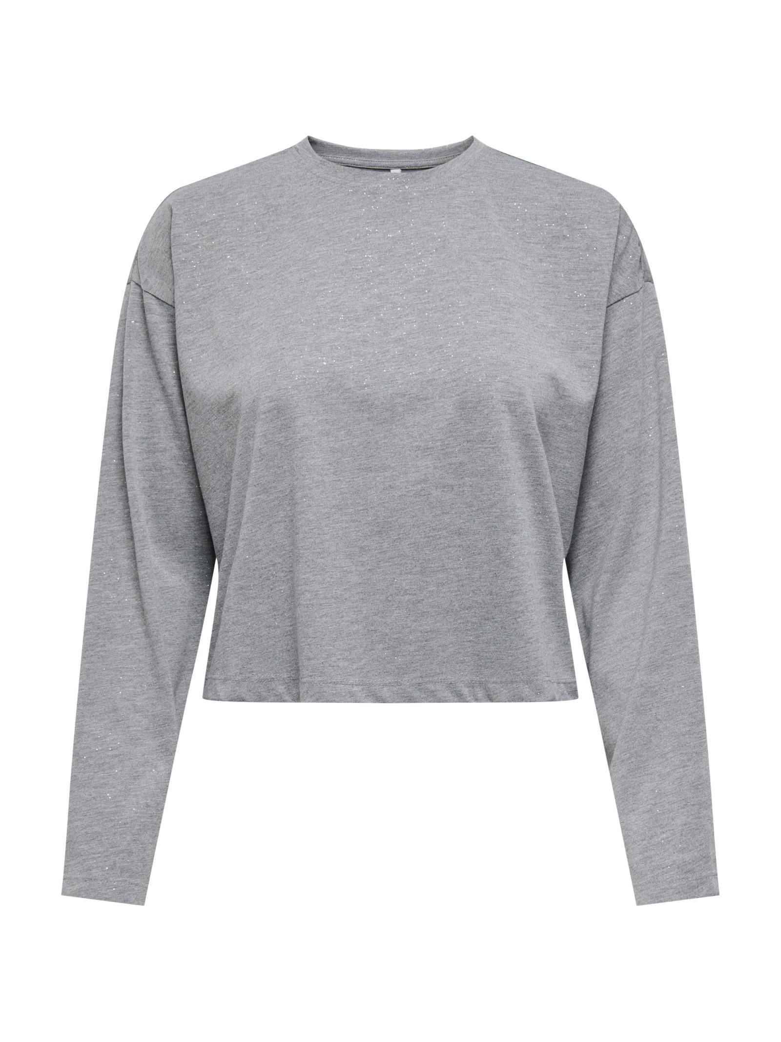T-shirt Only Melle Grigio glitter 15357717 /Silver ONLY 