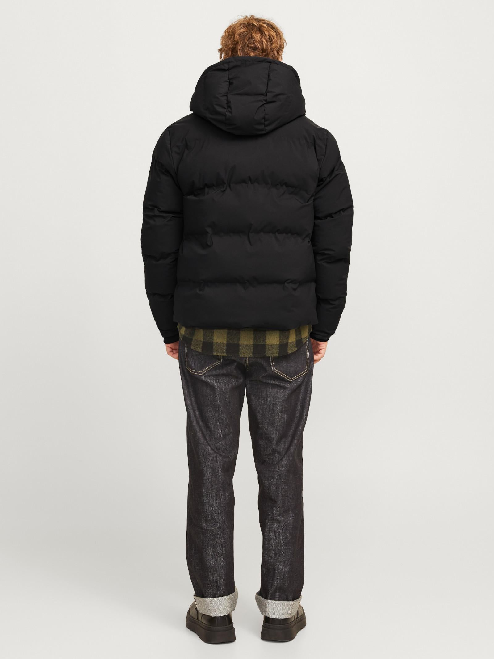 Piumino JACK & JONES Nero con cappuccio