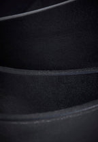 Cintura Jack & Jones Nera Victor in pelle<BR/> 12152757 /Black JACK & JONES 