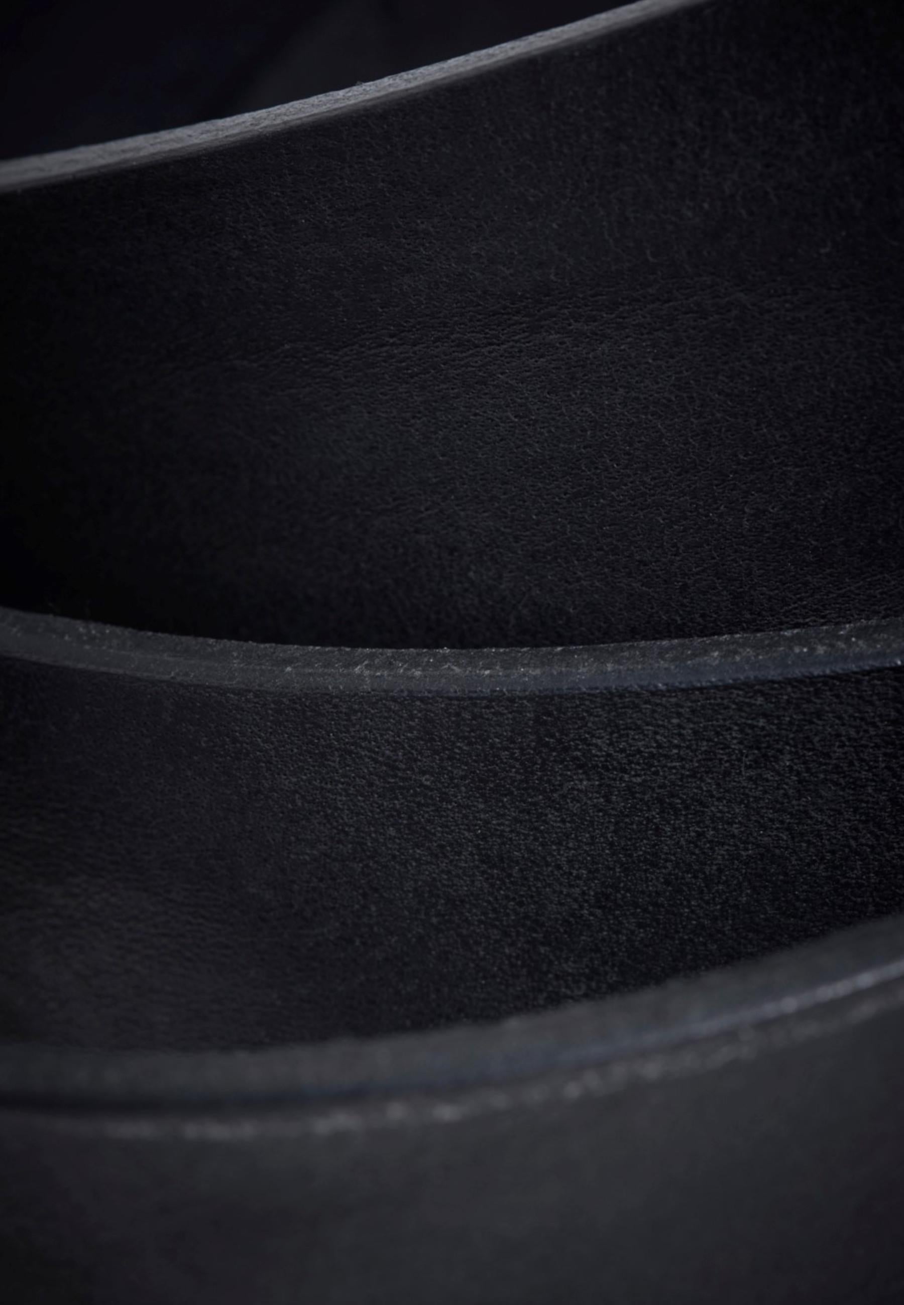 Cintura Jack & Jones Nera Victor in pelle<BR/> 12152757 /Black JACK & JONES 