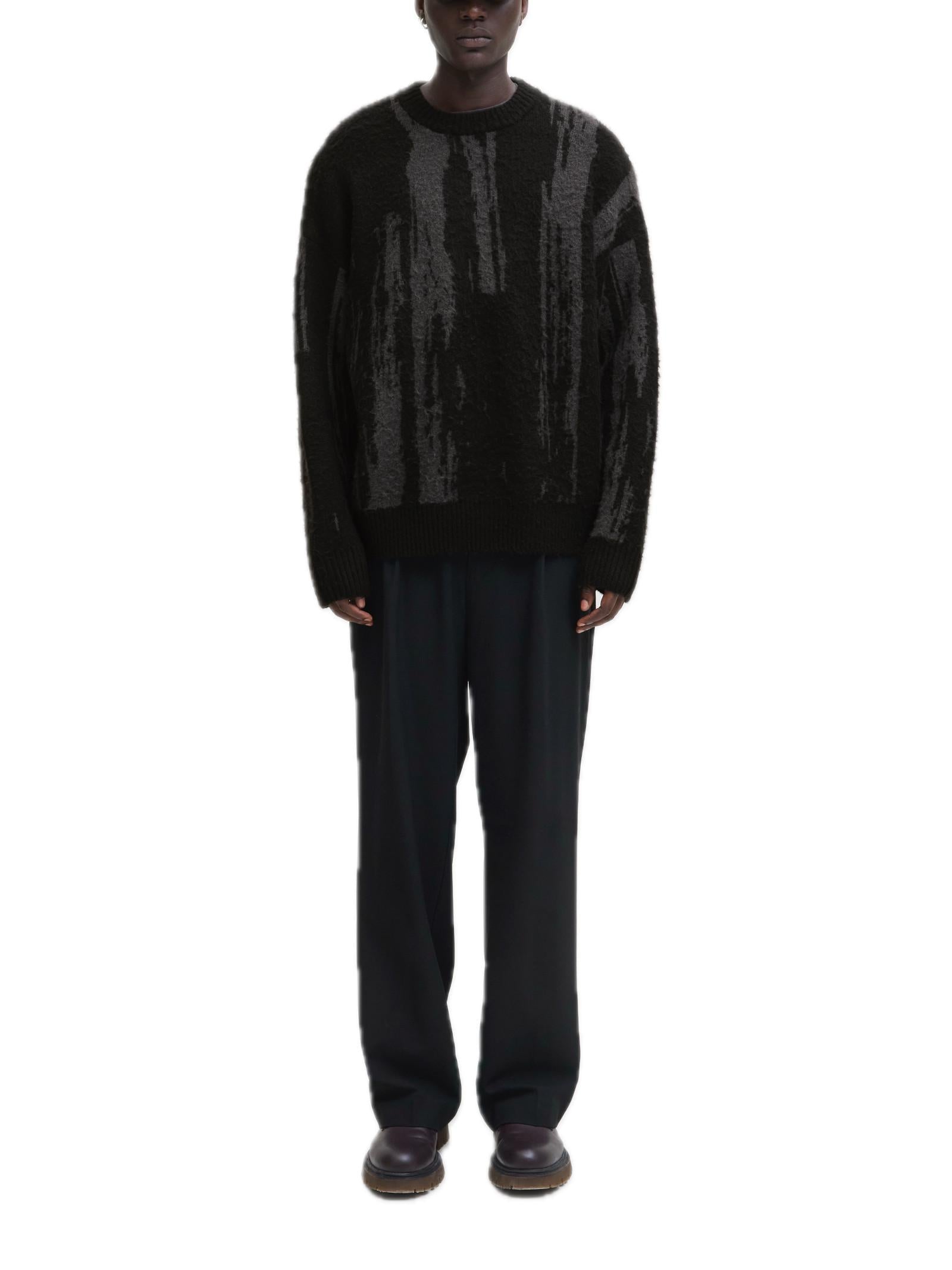 Maglia Jack & Jones Cover Nero fantasia 12283955 /Black JACK & JONES 