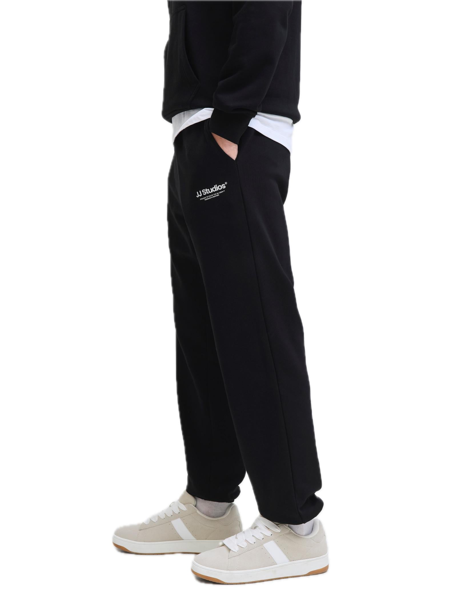 Pantalone Jack & Jones Soho Nero in felpa 12278943 /Black JACK & JONES 