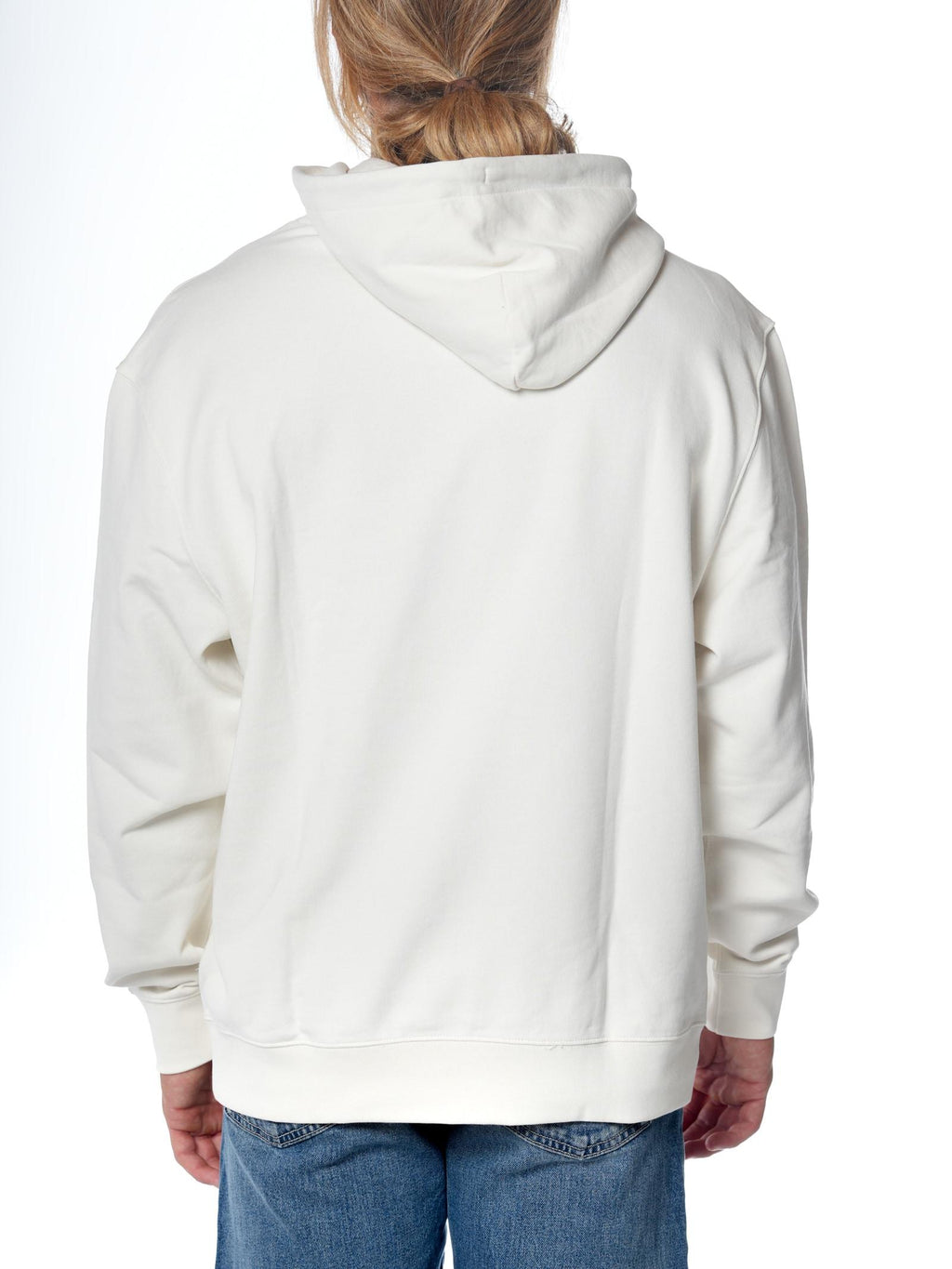 Felpa Calvin Klein Bianco Monologo cappuccio LV04RC282G YAS CALVIN KLEIN 