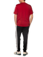 T-shirt Adidas Bordeaux logo piccolo banda KR2699 BORDEAUX ADIDAS 