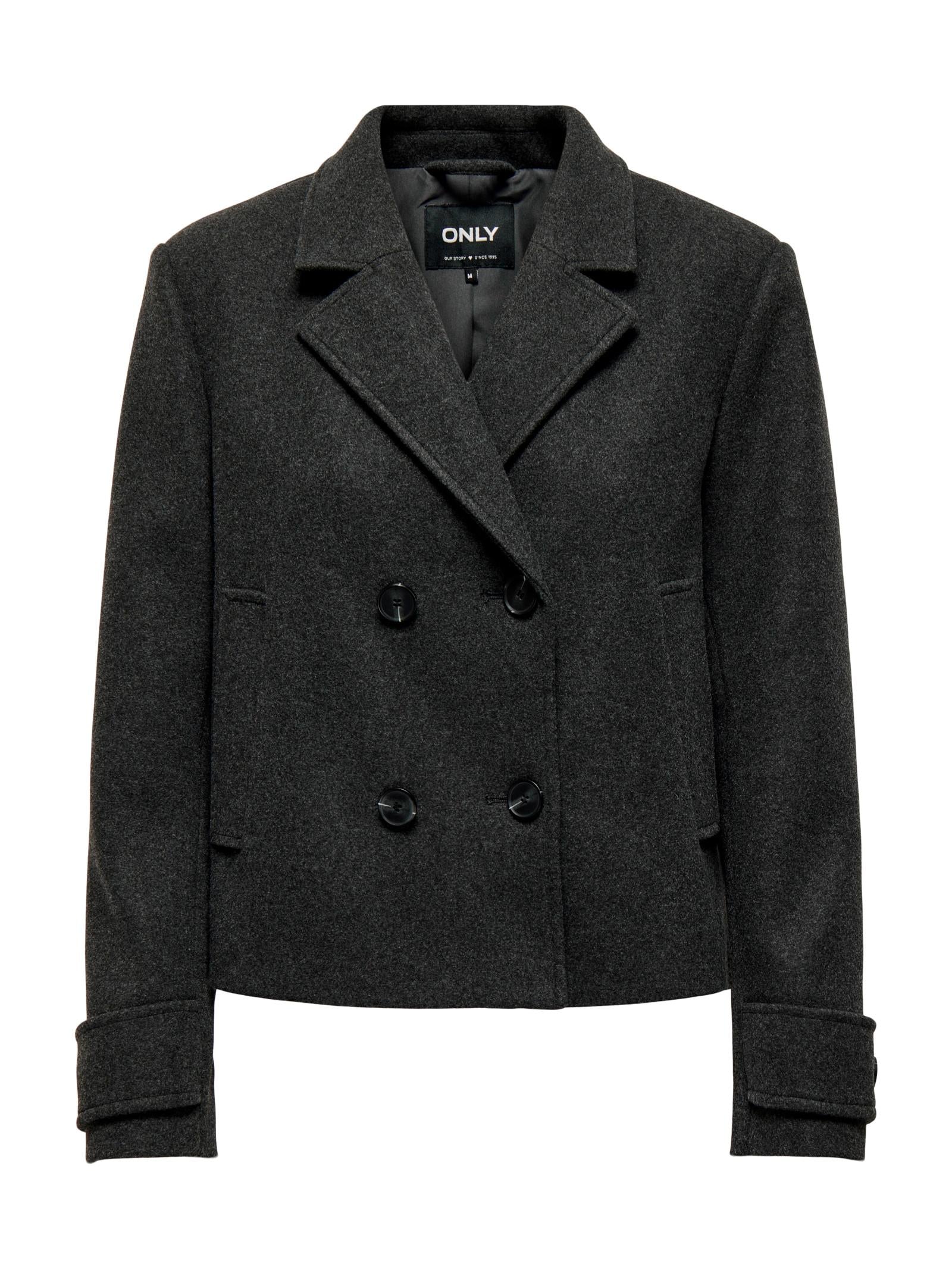 Cappotto Only  Freja Antracite corto 15320983 /Dark Grey Melange ONLY 