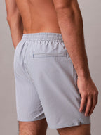 Costume Calvin Klein Drawsting Bianco blu a righe N61040 Q5D CALVIN KLEIN 