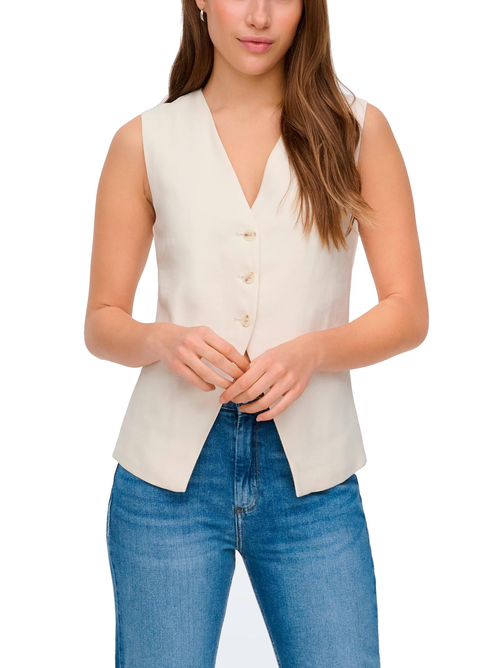 Gilet Only Panna Tila 15367399 /Cloud Dancer ONLY 