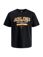 T-shirt Jack & Jones Nero Logo con stampa 12288016 /Black JACK & JONES 