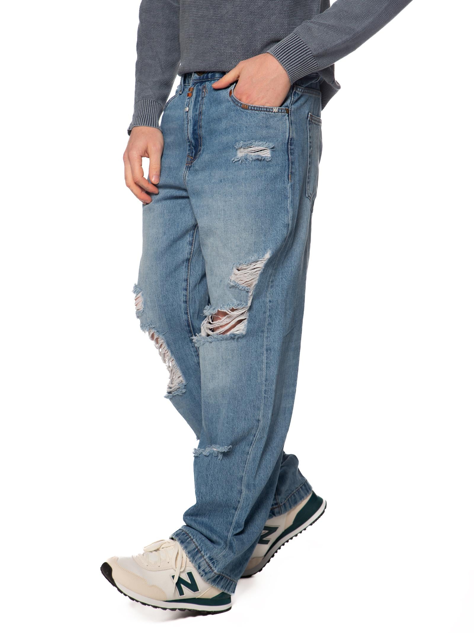 Jeans Gianni Lupo Max Medium Blue strappi GL6503Q MEDIUM BLUE GIANNI LUPO 
